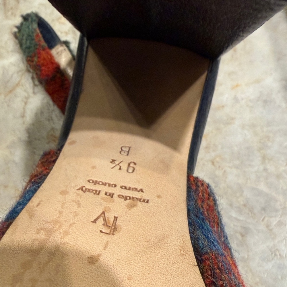 Frances Valentine Tartan Slingback Heels - Picture 5 of 8